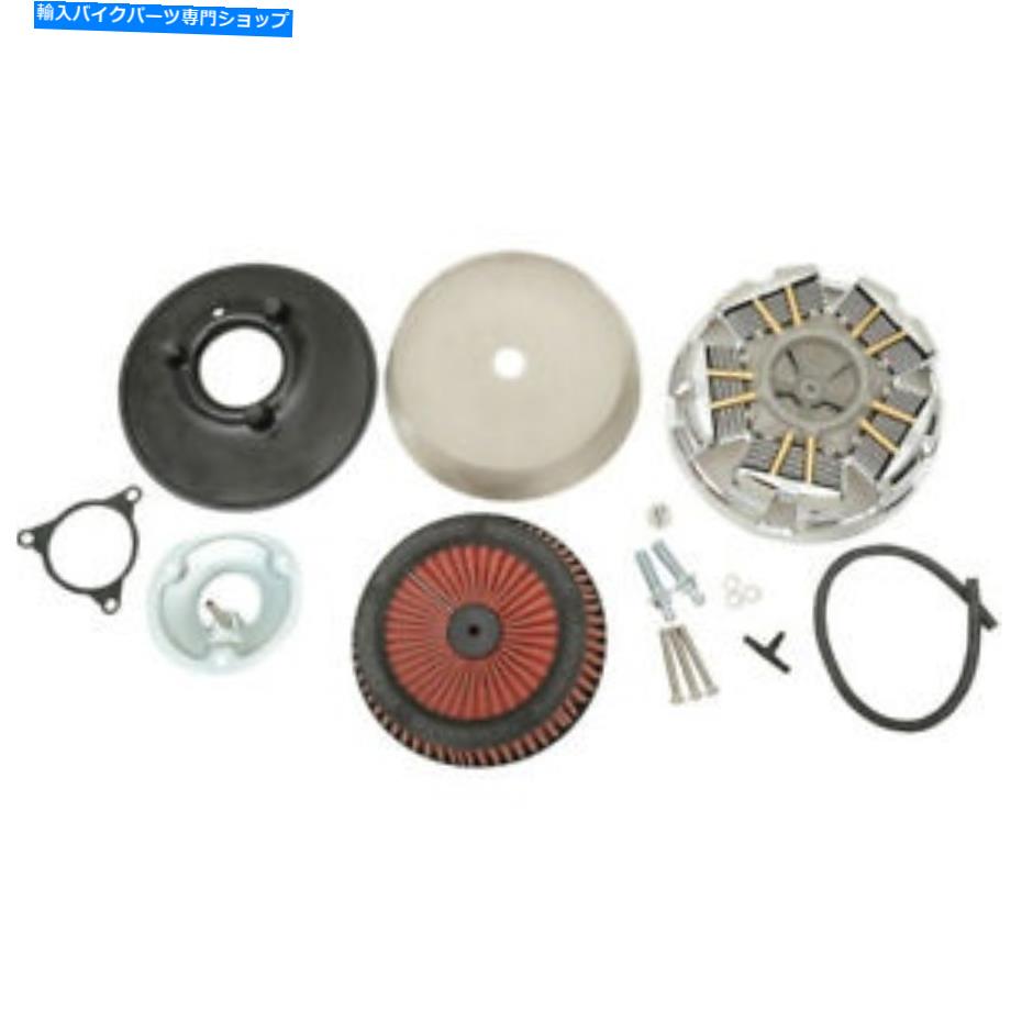 クロームパーツ Harley-Davidson Tourer＆Softail 2008-16用Ciro Chromeラジアルエアクリーナー Ciro Chrome Radial Air Cleaner For Harley-Davidson Tourer & Softail 2008-16【並行輸入品】