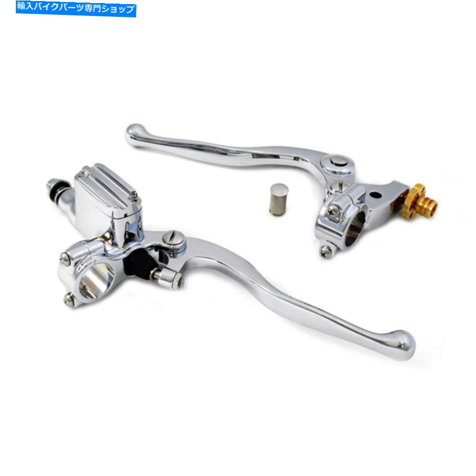 クロームパーツ v-twin 1 "ハーレーボベルのオートバイのためのクロムビンテージ古い学校の手コントロール V-Twin 1" Chrome Vintage Old School Hand Controls for Harley Bobber Motorcycle【並行輸入品】|Us Custom Parts Shop USDM