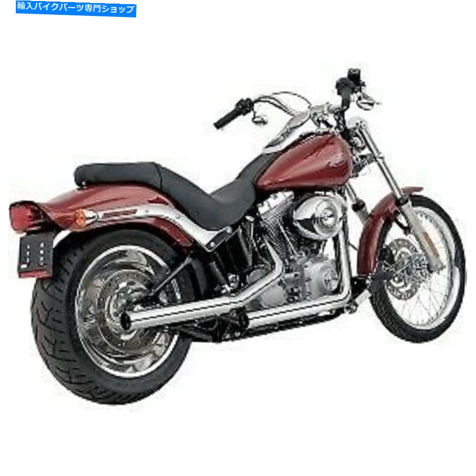 クロームパーツ Vance＆Hines 16821クローンストラートシートスリッサンブラー00-06 FLST / FXST用Pimports - オリジナルのタイトルを表示 Vance & Hines 16821 クローム ストレートショット スリップオン マフラー 00-06 FLST/FXST用- show original title【並行輸入品】