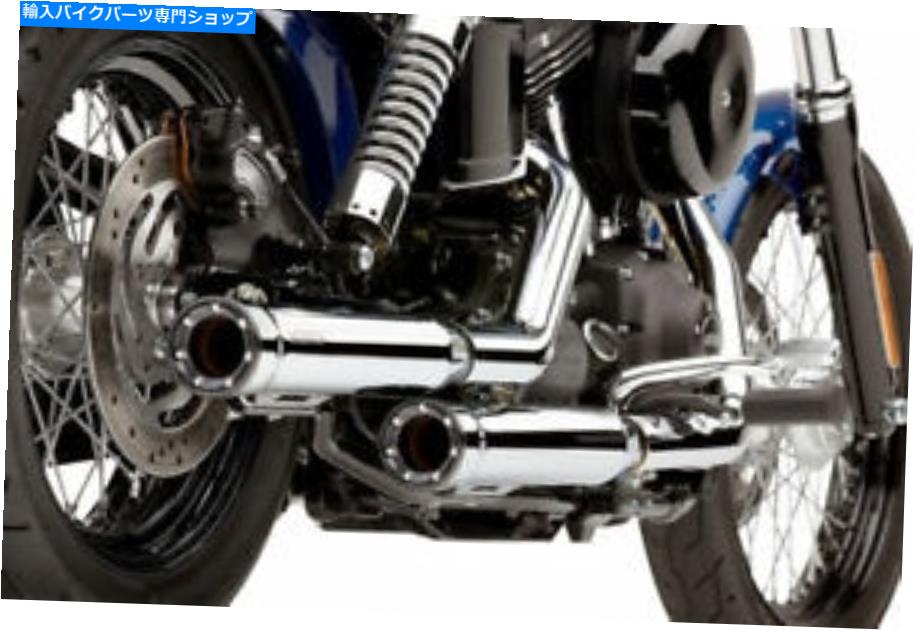クロームパーツ COBRA RACE PRO Chromeエキゾーストマフラー用ハーレーダビッドソンFXDWG 10-17 6056 Cobra Race Pro Chrome Exhaust Mufflers For Harley Davidson FXDWG 10-17 6056【並行輸入品】