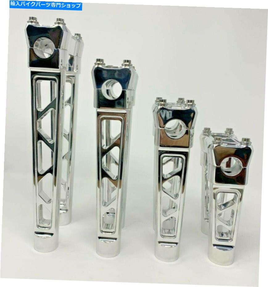 クロームパーツ 10 "Chromeバージョン2ストレート駆逐艦のライザー 10" CHROME VERSION 2 STRAIGHT DESTROYER RISERS【並行輸入品】|Us Custom Parts Shop USDM