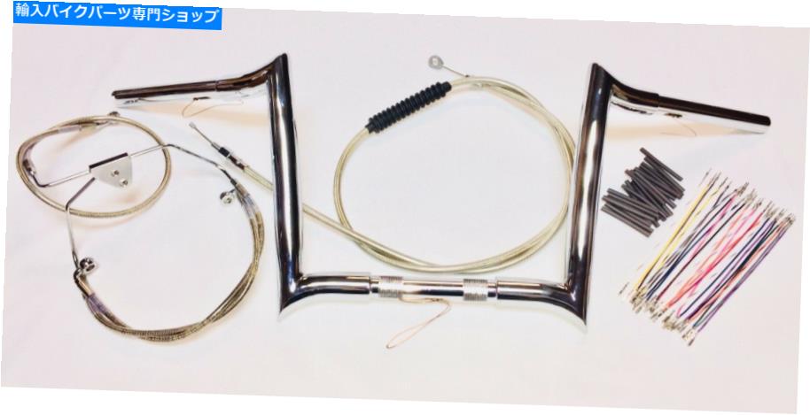クロームパーツ 10 "1.25クロムモンキーハンドルバーキットハーレイタッカー08 - 13ロードグライド 10" 1.25 Chrome Monkey Handlebar Kit HarleyTouring Bagger 08 - 13 ROAD GLIDE【並行輸入品】｜Us Custom Parts Shop USDM