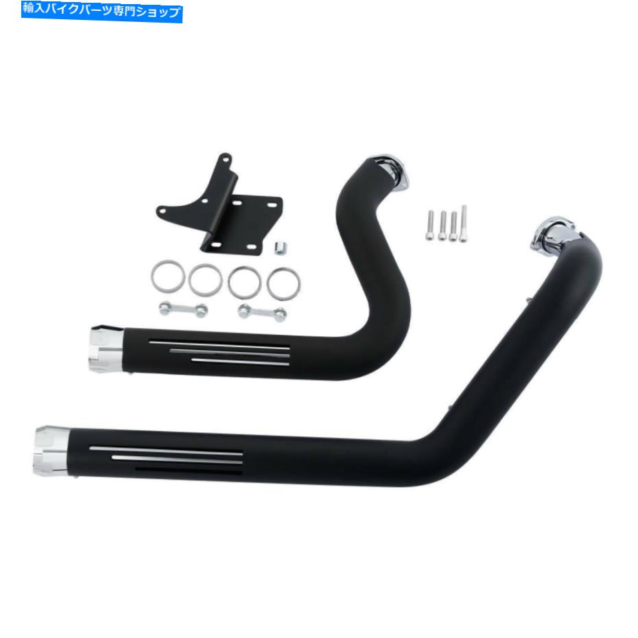 クロームパーツ デュアルエキゾーストマフラーパイプシールドフィットハーリーダイナストリートボブ2010-2017 16 15 Dual Exhaust Mufflers Pipe Shield Fit For Harley Dyna Street Bob 2010-2017 16 15【並行輸入品】