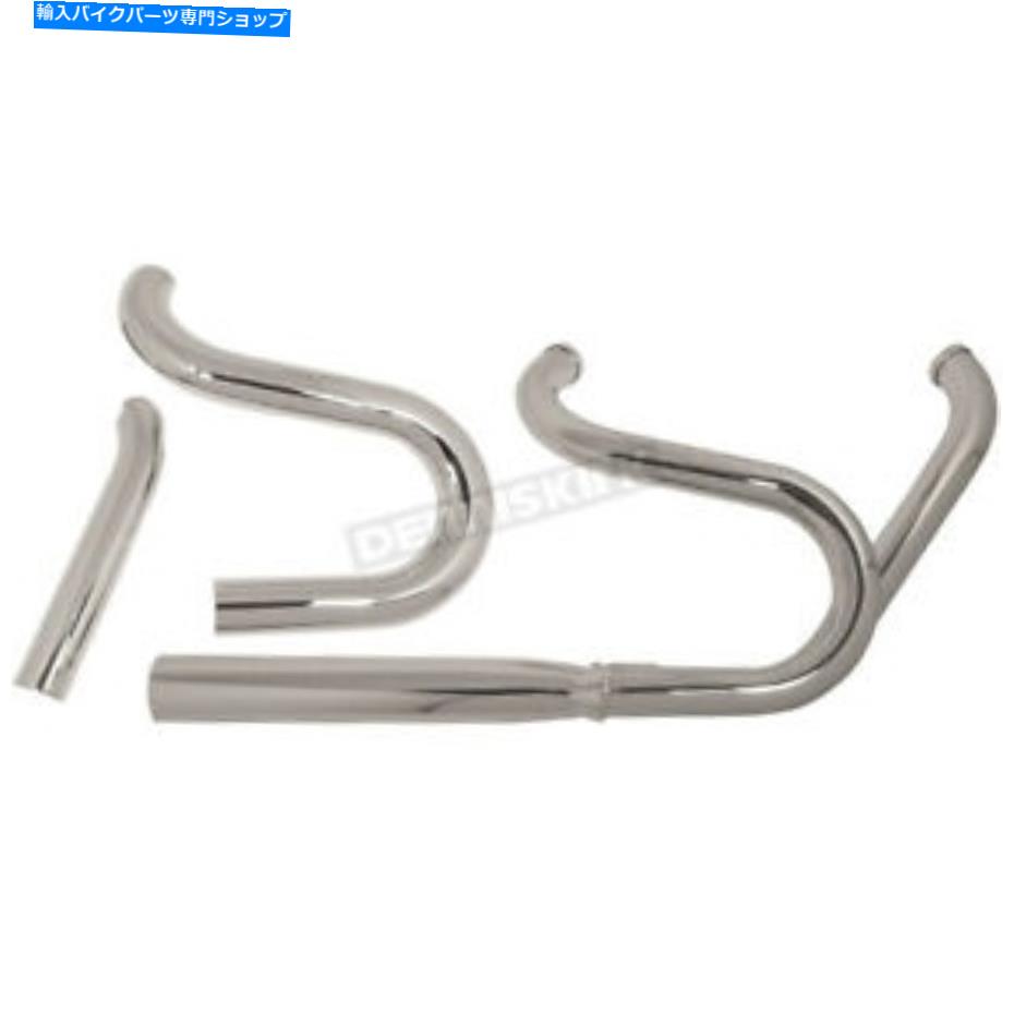 クロームパーツ Power House Chrome 2-In-1ヘッダー - 92133（CAへの船なし） Power House Chrome 2-into-1 Headers - 92133 (no ship to CA)【並行輸入品】