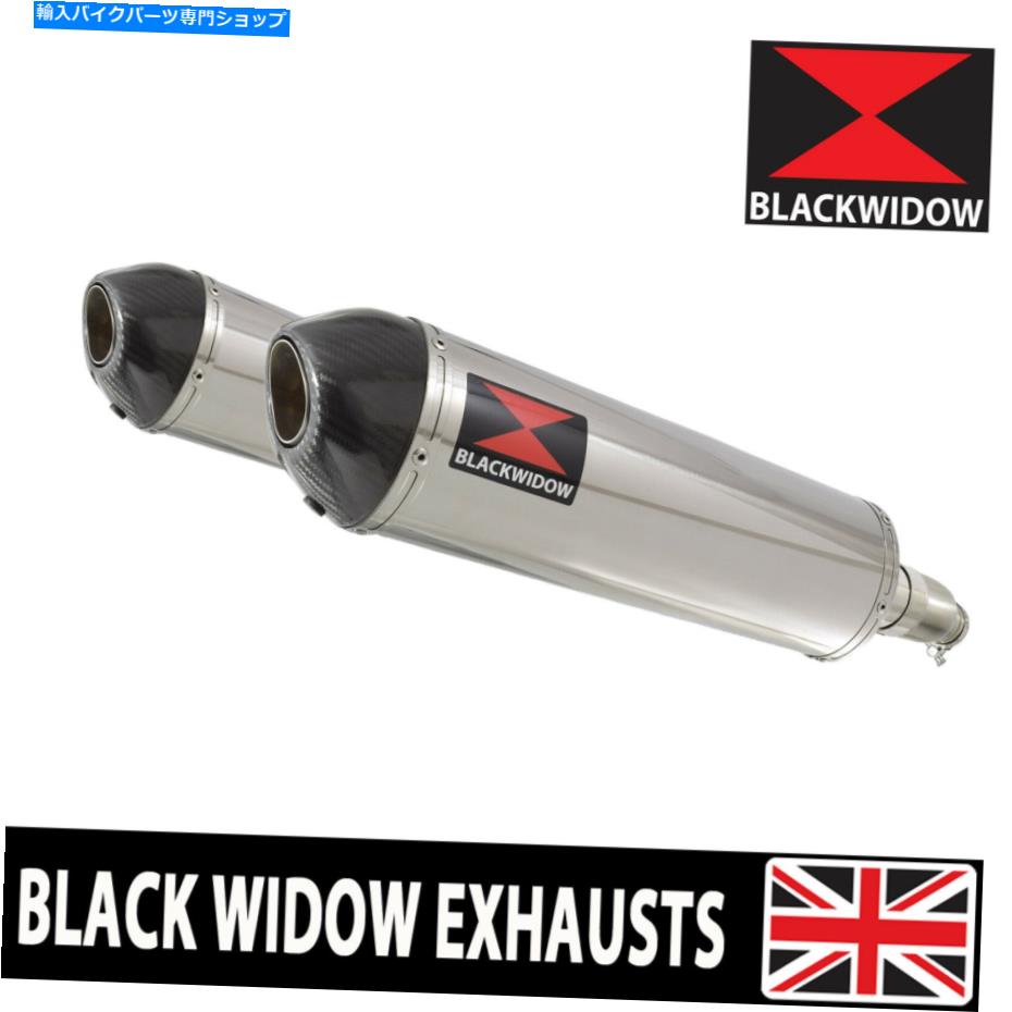 クロームパーツ ホンダCBR 1100 XXブラックバード4-2排気サイレンサーステンレス+カーボンチップ400st Honda CBR 1100 XX Blackbird 4-2 Exhaust Silencers Stainless + Carbon Tip 400ST【並行輸入品】