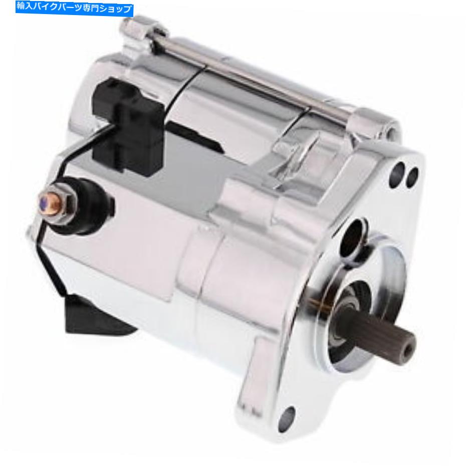 クロームパーツ ハーレーFXDWG2スイッチブレード2002用ボールスターターモーター1.4クロム All Balls Starter Motor 1.4 Chrome for Harley FXDWG2 Switch Blade 2002【並行輸入品】