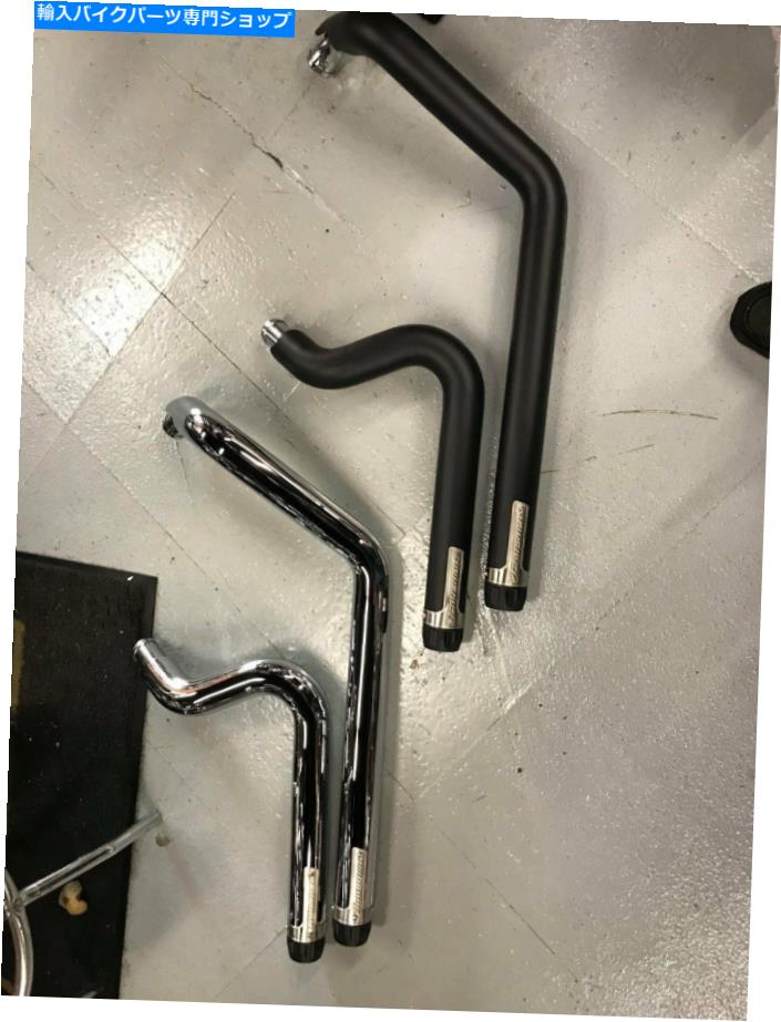 クロームパーツ クラッシャーMaverickエキゾーストパイプマフラークロムブラックのヒントSportster 2004 ^ Kuryak Crusher Maverick Exhaust PIpes Mufflers Chrome Black Tips Sportster 2004^ Kuryak【並行輸入品】｜Us Custom Parts Shop USDM