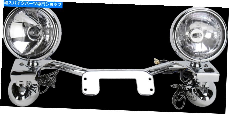 クロームパーツ コブラライトバー用ホンダ1998-2003エース750デラックス - クロム Cobra Lightbar FOR HONDA 1998-2003 ACE 750 Deluxe - Chrome【並行輸入品】
