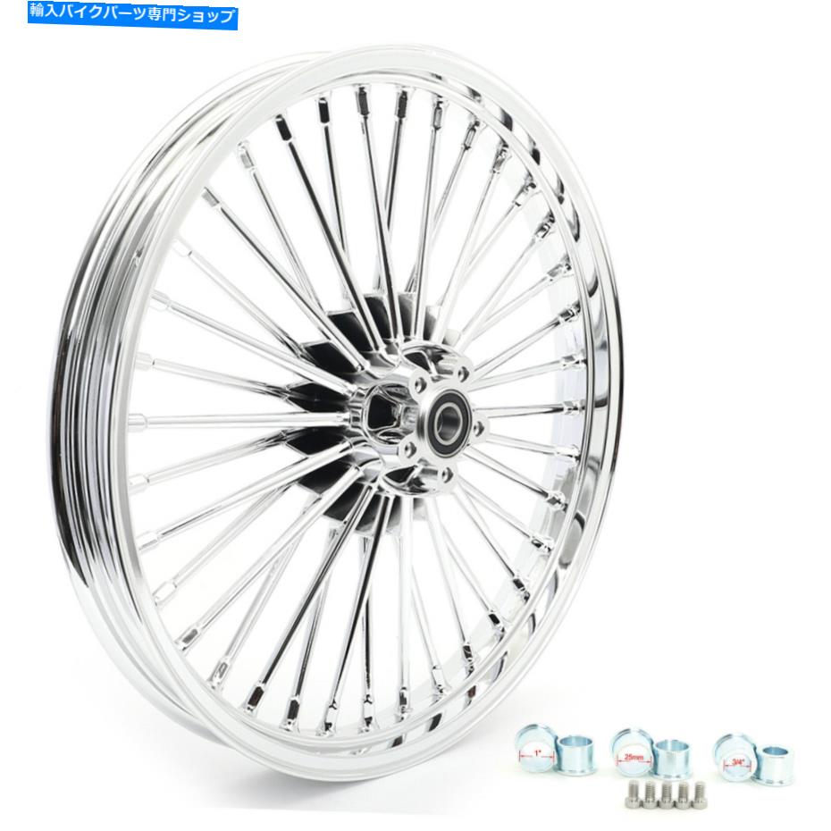 クロームパーツ Chrome Fat Spokeフロントホイールリム21x2.15 Harley Dyna Street Bob 2009-2017 Chrome Fat Spoke Front Wheel Rim 21x2.15 for Harley Dyna Street Bob 2009-2017【並行輸入品】