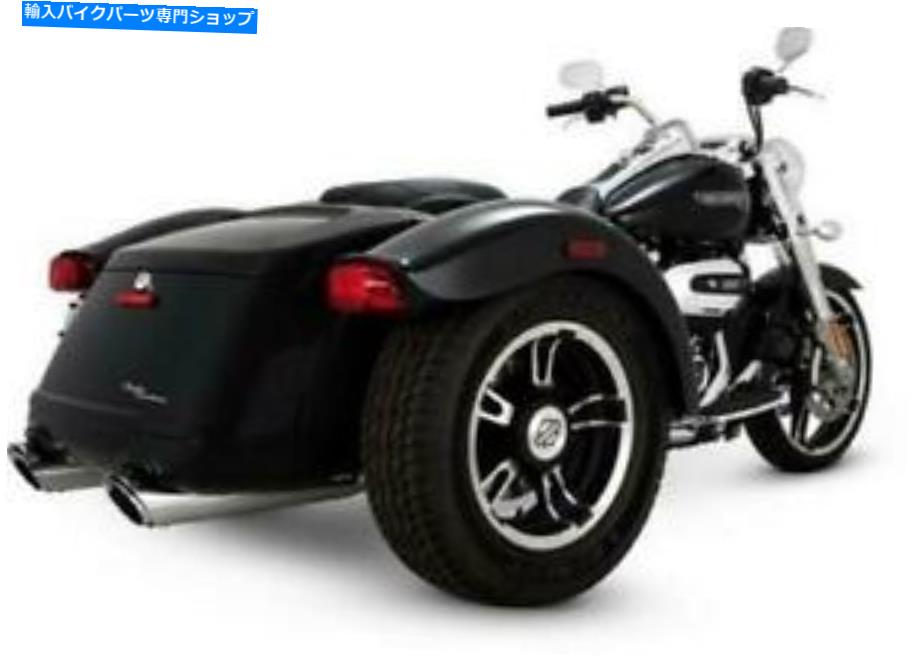 クロームパーツ バンスハインズツインスラッシュラウンドマフラーズクロームハーレーflrtフリーホイゲラー2017-2019 Vance Hines Twin Slash Round Mufflers Chrome Harley FLRT Freewheeler 2017-2019【並行輸入品】｜Us Custom Parts Shop USDM