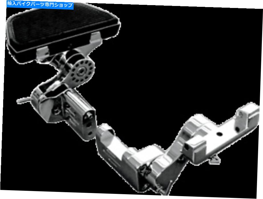 クロームパーツ Rivco Chrome調整可能な乗客板マウント - ハーレー Rivco Chrome Adjustable Passenger Floorboard Mounts - Harley【並行輸入品】