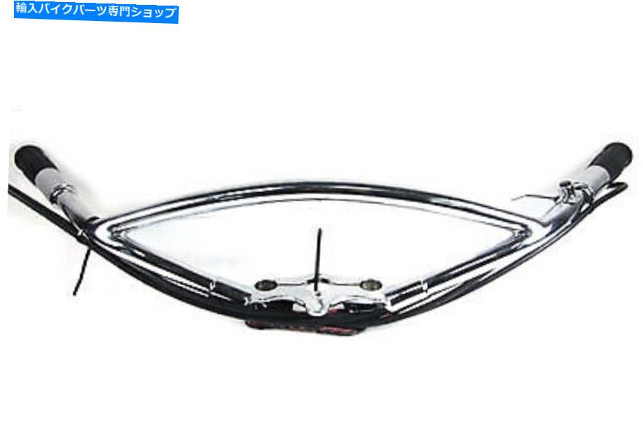 クロームパーツ スプリングフォークインラインハンドルバークロムはハーレー - ダビッドソンにフィットします Spring Fork Inline Handlebar Chrome fits Harley-Davidson【並行輸入品】