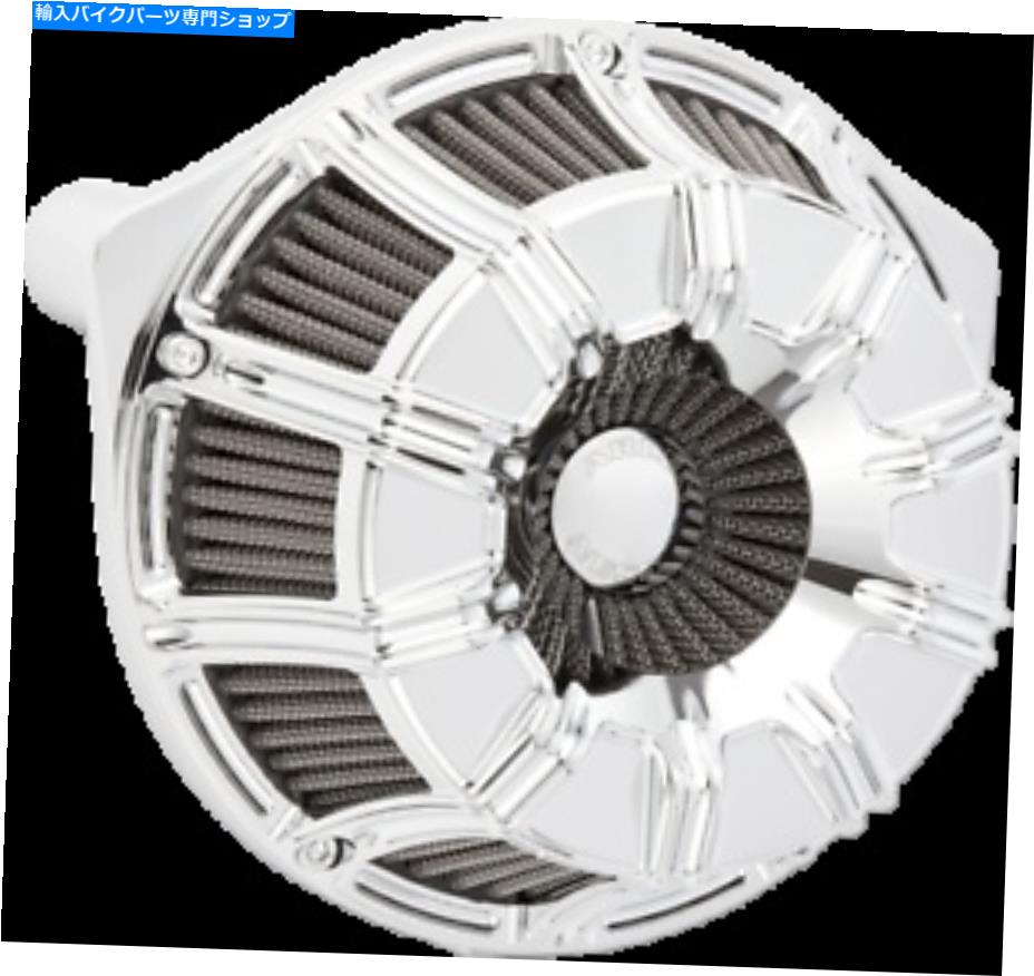 クロームパーツ Arlen Ness 18-946 V-Twin Chrome 10-Gauge用の逆シリーズエアクリーナキット Arlen Ness 18-946 Inverted Series Air Cleaner Kits for V-Twin Chrome 10-Gauge【並行輸入品】