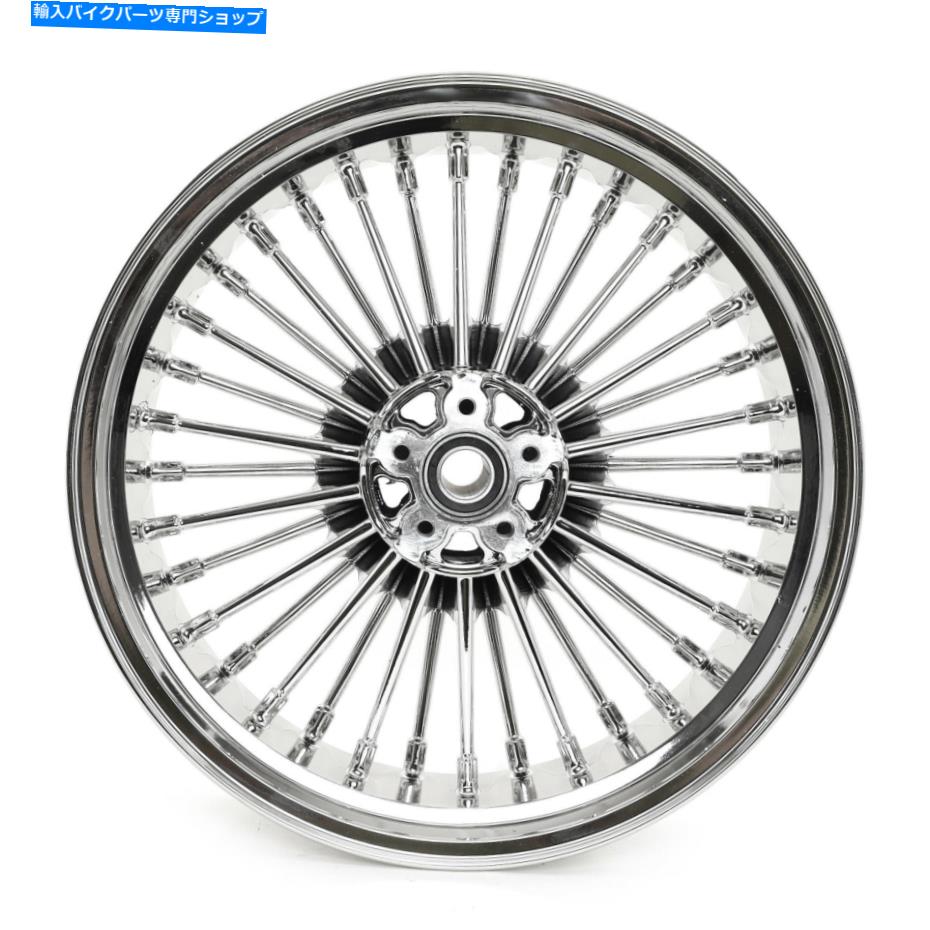クロームパーツ Harley Suftail Breakout FXSB 2013-2017 W /スペーサーのためのリアファットスポークホイール 18x5.5 Rear Fat Spoke Wheel for Harley Softail Breakout FXSB 2013-2017 w/ Spacer【並行輸入品】