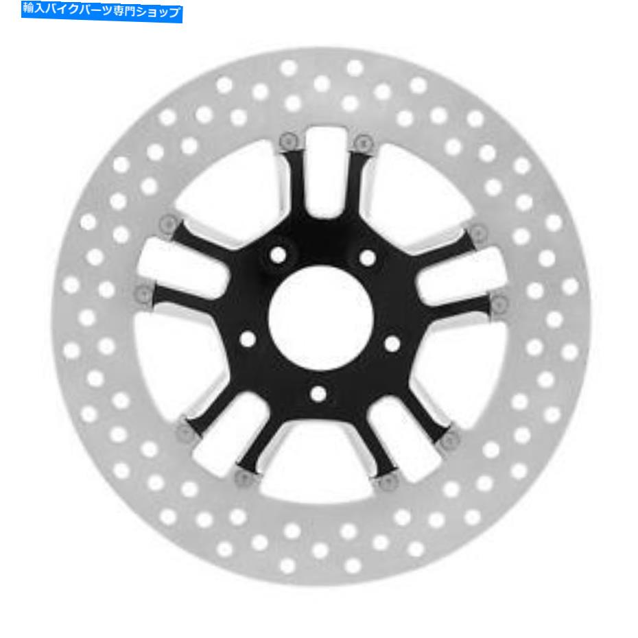 クロームパーツ パフォーマンス機械ディクソンローターブラック/クロム0133-1800DXNS-BMP PERFORMANCE MACHINE DIXON ROTORS BLACK/CHROME 0133-1800DXNS-BMP【並行輸入品】