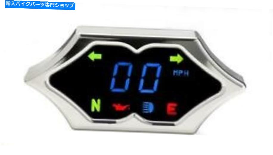 クロームパーツ Dakota Digital 5200スパイクスピードメータークロム Dakota Digital 5200 Spike Speedometer Chrome【並行輸入品】