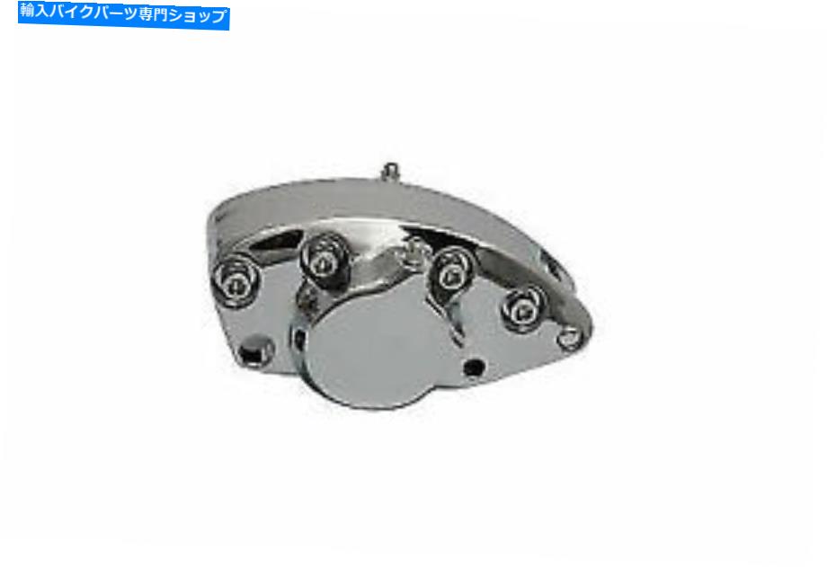 クロームパーツ V-Twinによるハーレーダビッドソンのためのクロム後部2ピストンバナナキャリパー Chrome Rear 2 Piston Banana Caliper for Harley Davidson by V-Twin【並行輸入品】