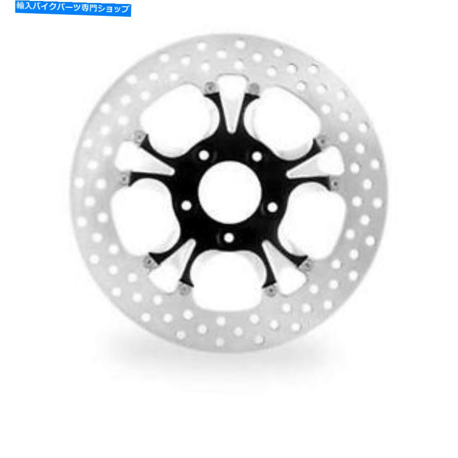クロームパーツ パフォーマンスマシンLUXEローターブラック/クロム0133-1523GATS-BMP PERFORMANCE MACHINE LUXE ROTORS BLACK/CHROME 0133-1523GATS-BMP【並行輸入品】