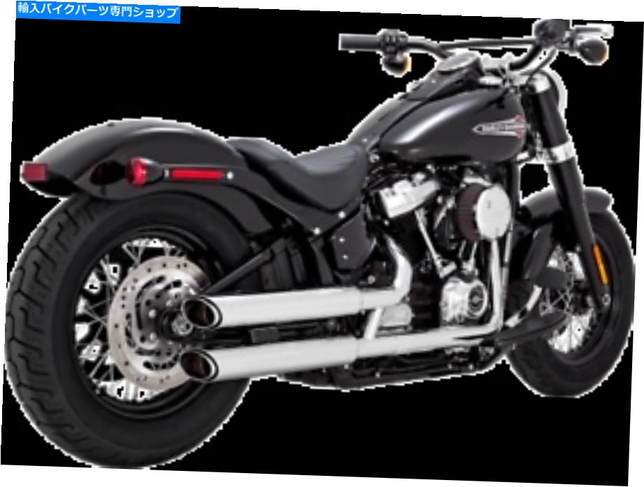 クロームパーツ バンス＆ハインズツインスラッシュ3インチスリップオンクローム16875 Vance & Hines Twinslash 3 in. Slip-Ons Chrome 16875【並行輸入品】