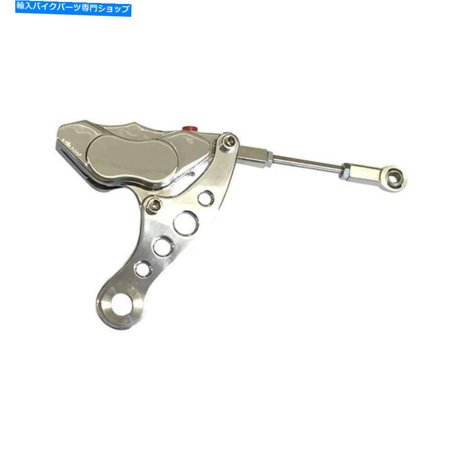 クロームパーツ ツイストチョッパービレットスプリットブレーキキャリパーキット左側クロム Twisted Choppers Billet Springer Brake Caliper Kit Left Side Chrome【並行輸入品】