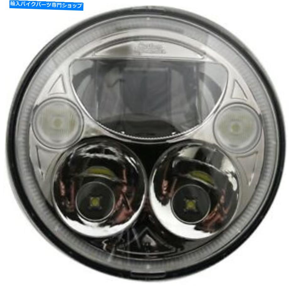 クロームパーツ カスタムダイナミクスCDTB-7-C TRUBEAM LEDヘッドライト CUSTOM DYNAMICS CDTB-7-C TruBeam LED Headlight【並行輸入品】