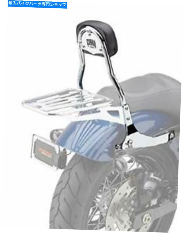 クロームパーツ COBRA Chromeクックテスト602-2004-オリジナルのタイトルを表示 Cobra Chrome クイック取り外し可能バックレスト 602-2004- show original title【並行輸入品】