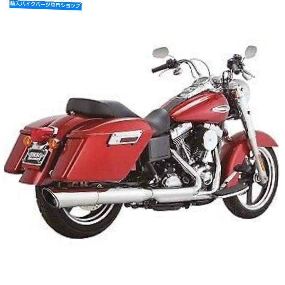 クロームパーツ Vance&Hines 16801クローダインスリッパシューズ2-IN-1スリッジエンコーダラー12-16 FLD用 - オリジナルのタイトルを表示 Vance & Hines 16801 クロームツインスラッシュ 2-in-1 スリップオンマフラー 12-16 FLD用- show original title【並行輸入品】