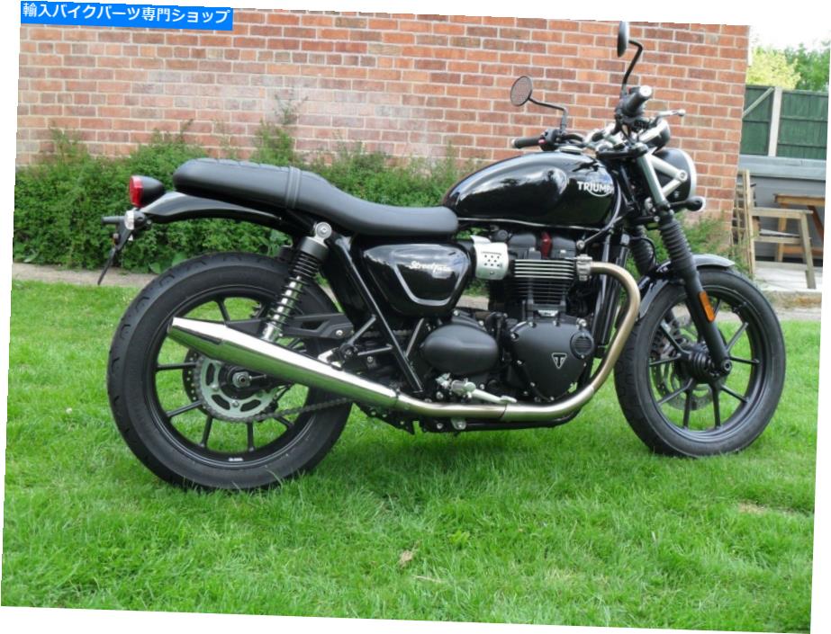 クロームパーツ Triumph Street Twinはノーマンハイドピアスツァークロムトーガサイレンサー TRIUMPH STREET TWIN EXHAUSTS NORMAN HYDE PEASHOOTER CHROME TOGA SILENCERS【並行輸入品】