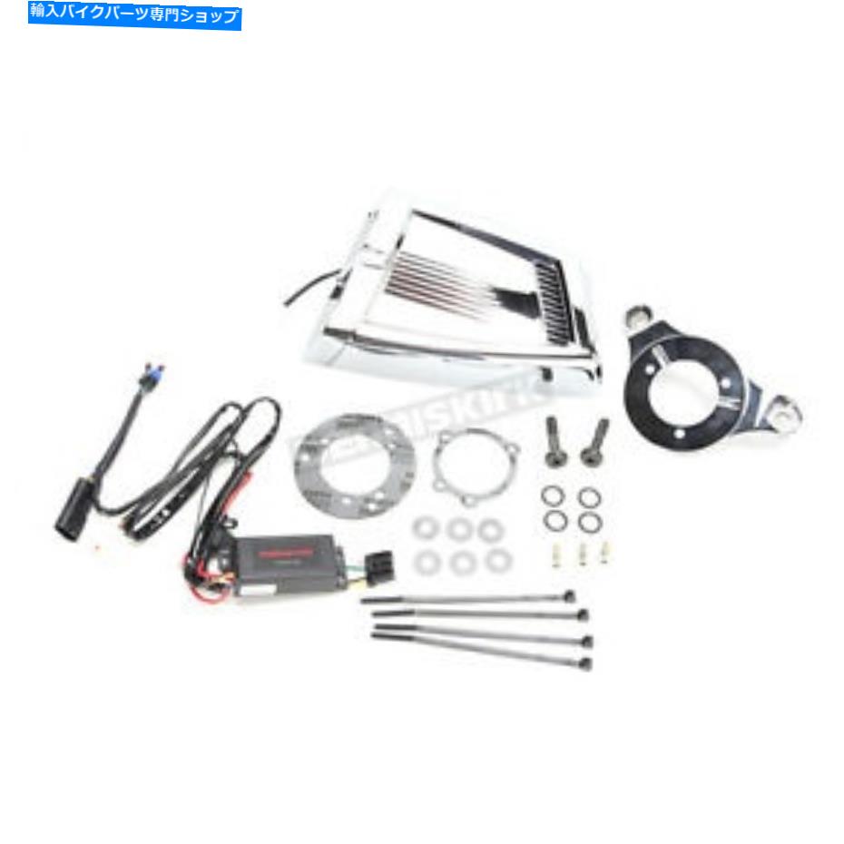 クロームパーツ Kuryakyn Chrome HyperCherger ES Air Cleaner Kit - 9353（CAへの船なし） Kuryakyn Chrome Hypercharger ES Air Cleaner Kit - 9353 (no ship to CA)【並行輸入品】