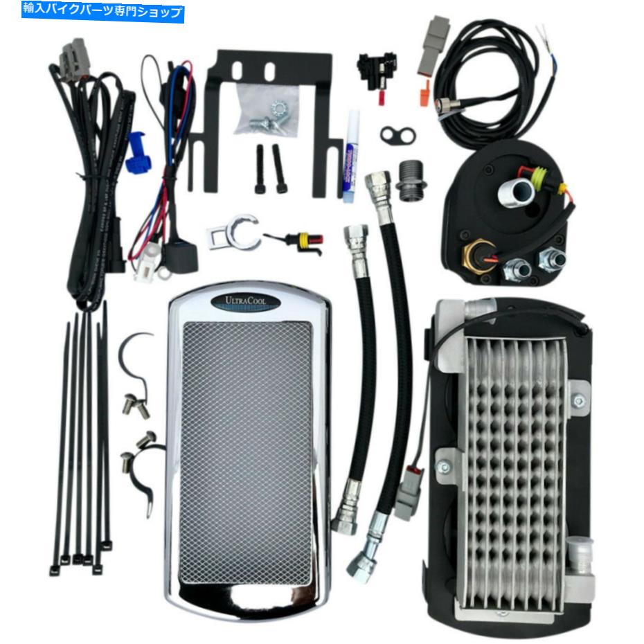 クロームパーツ ウルトラクールオイルクーラーキット - クロム - 上のレギュレータマウント| ST-1C Ultracool Oil Cooler Kit - Chrome - Above Regulator Mount | ST-1C【並行輸入品】