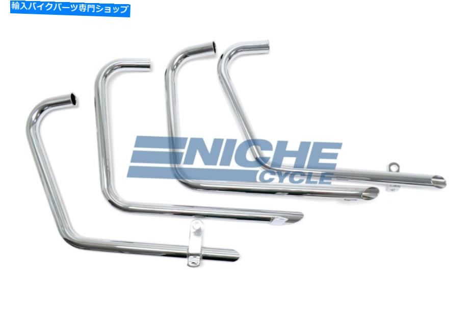 クロームパーツ カンダCB500 / 4 CB550 4-4ブリップサイズTTクロープシューズ - オリジナルのタイトルを表示する ホンダ CB500/4 CB550 4-4 ドラッグパイプ TT クローム 排気システム- show original title【並行輸入品】