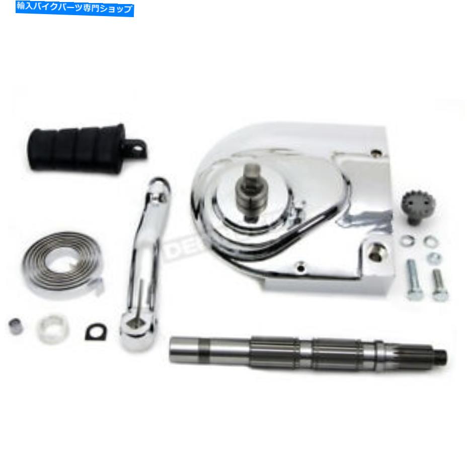 クロームパーツ V-Twin製造クロムキックスターター変換キット - 22-0218 V-Twin Manufacturing Chrome Kick Starter Conversion Kit - 22-0218【並行輸入品】