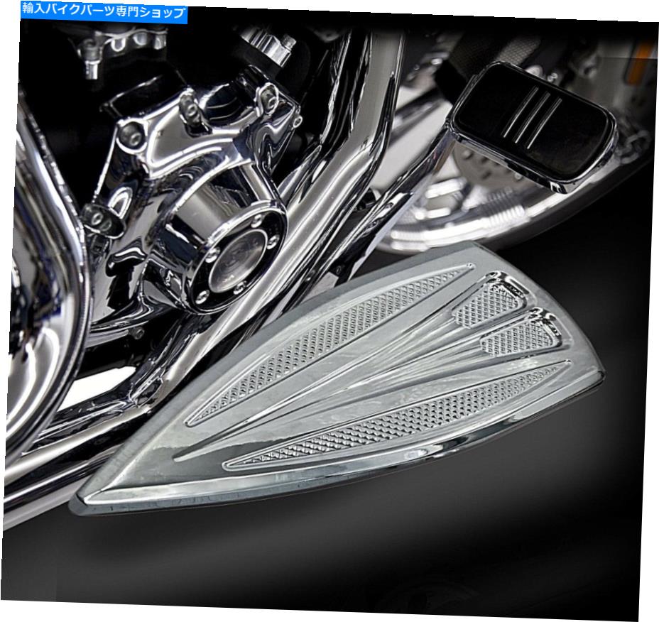 クロームパーツ RC部品 - マジェスティックシリーズクロームフロアボードセット - HDツーリング RC Components- Majestic Series Chrome Floorboard Set- HD Touring【並行輸入品】
