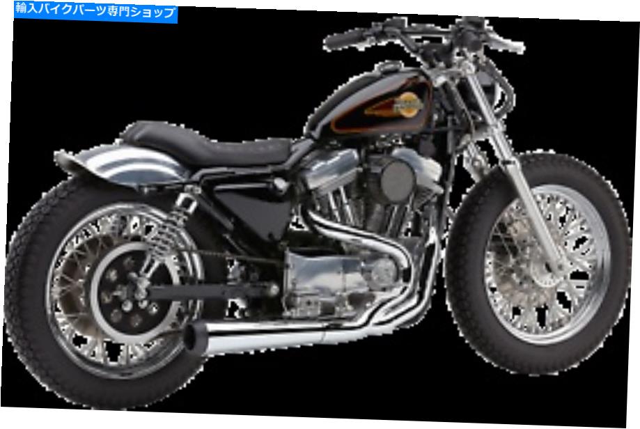 クロームパーツ 1986-03ハーレーXLモデルのためのCobra El Diablo 2-Inn-1排気XLモデル - Chrome - 6471 Cobra El Diablo 2-into-1 Exhaust for 1986-03 Harley XL Models - Chrome - 6471【並行輸入品】