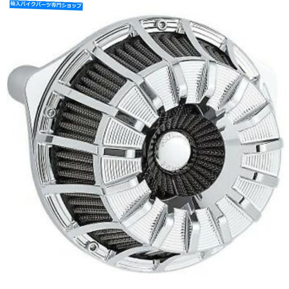 クロームパーツ M8 17-20のためのArlen Ness 18-996 Chrome 15スポーク逆シリーズエアクリーナ Arlen Ness 18-996 Chrome 15-Spoke Inverted Series Air Cleaner for M8 17-20【並行輸入品】|Us Custom Parts Shop USDM