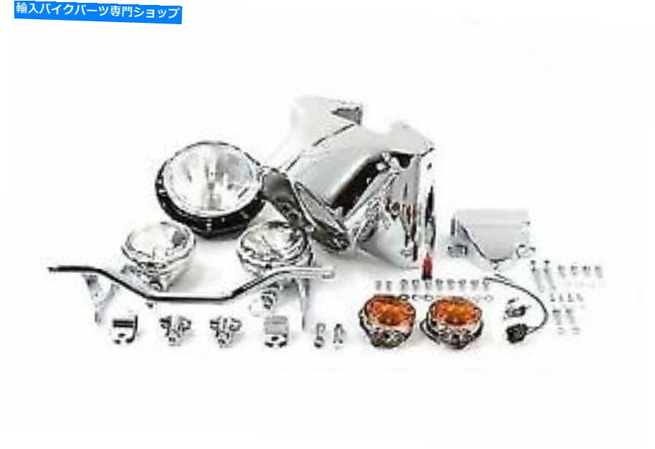 クロームパーツ 7 "v-twinによるハーレーダビッドソンのためのヘッドランプカウルキットクローム 7" Headlamp Cowl Kit Chrome for Harley Davidson by V-Twin【並行輸入品】｜Us Custom Parts Shop USDM