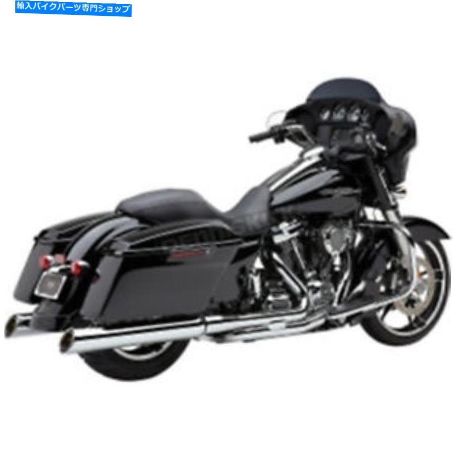 クロームパーツ コブラクローム909上部カットスリップオンマフラー - 6268（CAへの船なし） Cobra Chrome 909 Upper Cut Slip-On Mufflers - 6268 (no ship to CA)【並行輸入品】