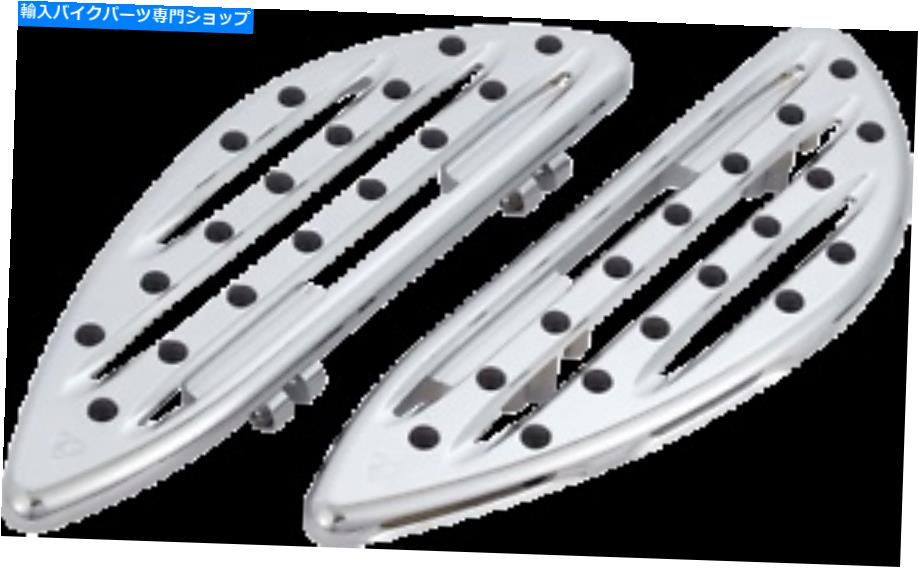 クロームパーツ 18-20ハーレーソフトM8のためのドライバーの床板の深いカットクロム Arlen Ness 410-004 Driver Floorboard Deep Cut Chrome for 18-20 Harley Softail M8【並行輸入品】|Us Custom Parts Shop USDM
