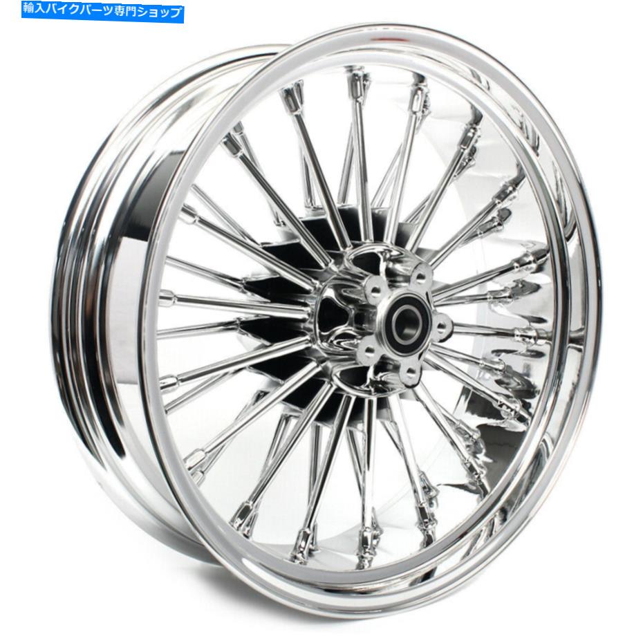クロームパーツ Harley Dyna Street Bob Softail Fatboyのためのクロム太ったスポークリアホイールリム18x5.5 Chrome Fat Spoke Rear Wheel Rim 18x5.5 for Harley Dyna Street Bob Softail Fatboy【並行輸入品】｜Us Custom Parts Shop USDM