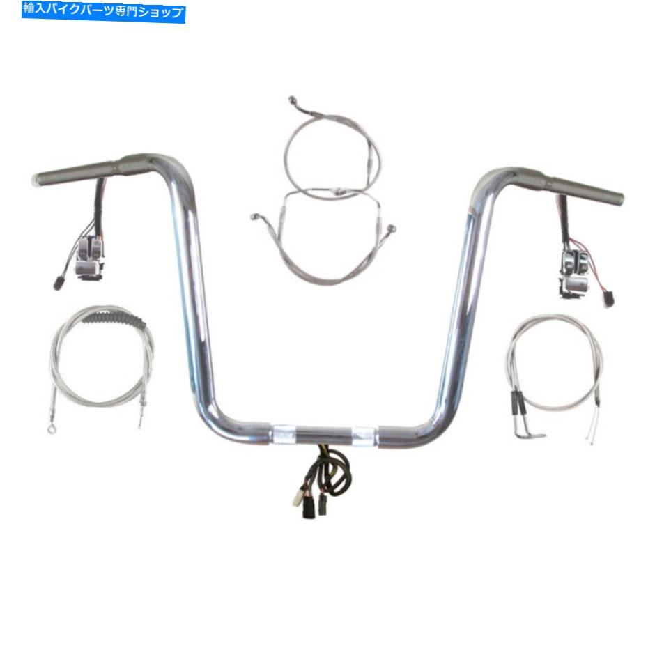 クロームパーツ 1 1/4 "Chrome 14" Prewrewed Narn Bar Kit 1996-2006ハーレーロードキングなしクルーズなし 1 1/4" Chrome 14" Prewired Narrow Bar Kit 1996-2006 Harley Road King No Cruise【並行輸入品】｜Us Custom Parts Shop USDM