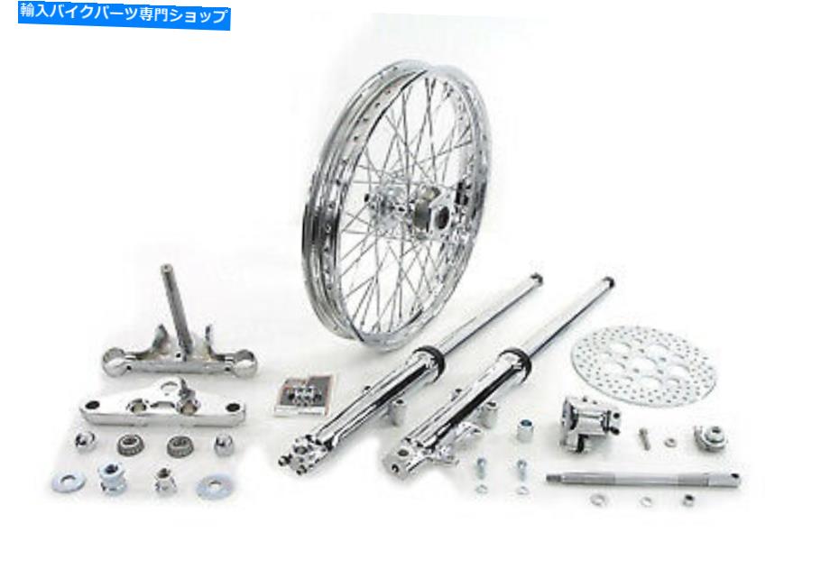 クロームパーツ Chromeスライダーと41mmフォークアセンブリ21 "ホイールフィットハーレー - ダビッドソン 41mm Fork Assembly with Chrome Sliders 21" Wheel fits Harley-Davidson【並行輸入品】｜Us Custom Parts Shop USDM
