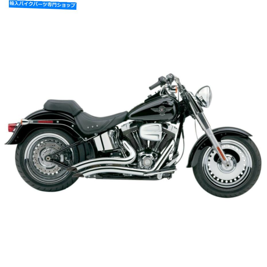 クロームパーツ COBRA Speedsterスウェプトショートエキゾースト - クロム - '12 -'17 SOSAIL | 6225 Cobra Speedster Swept Short Exhaust - Chrome - '12-'17 Softail | 6225【並行輸入品】
