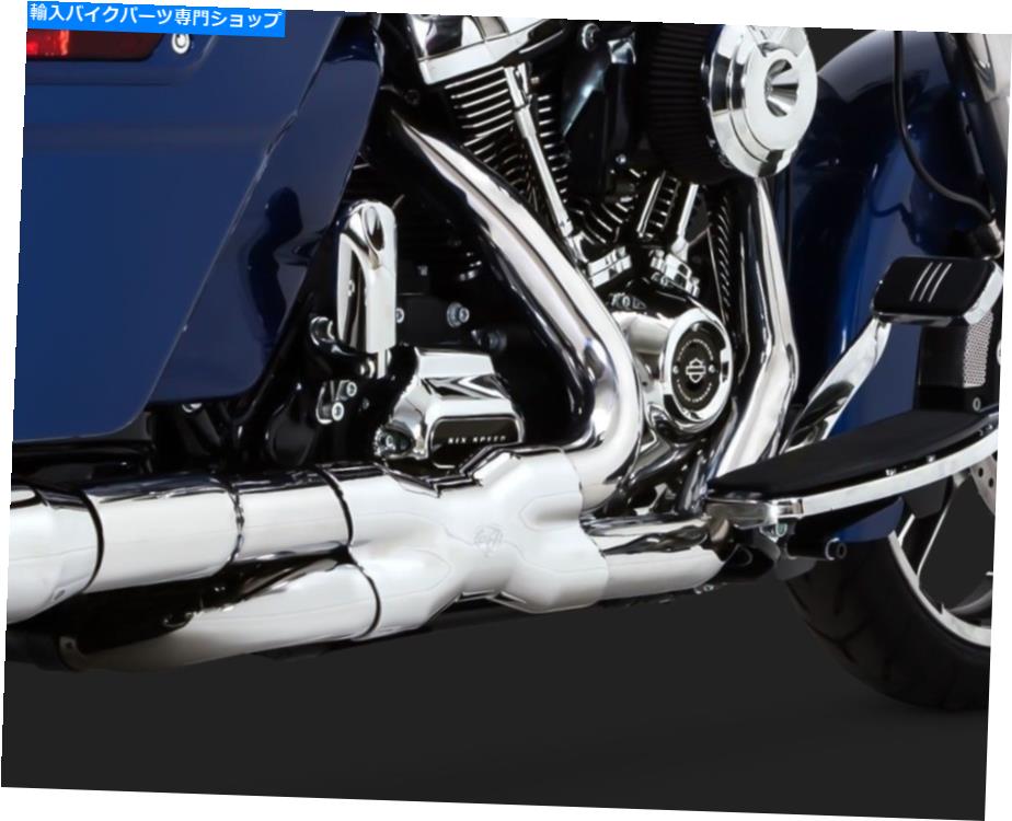 クロームパーツ V＆Hヘッドパイプパワーデュアル2017-2018ハーリーフローツーリングクローム - 16871 V&H Head Pipes Power Dual 2017-2018 Harley FL Touring Chrome - 16871【並行輸入品】