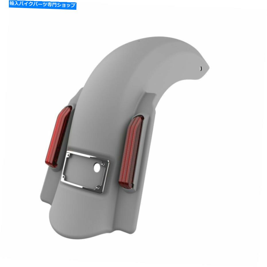 クロームパーツ 塗装されていない支配者ストレッチリアフェンダーデュアルカットハーレーツーリング09-13 Unpainted Dominator Stretched Rear Fender Dual Uncut For Harley Touring 09-13【並行輸入品】