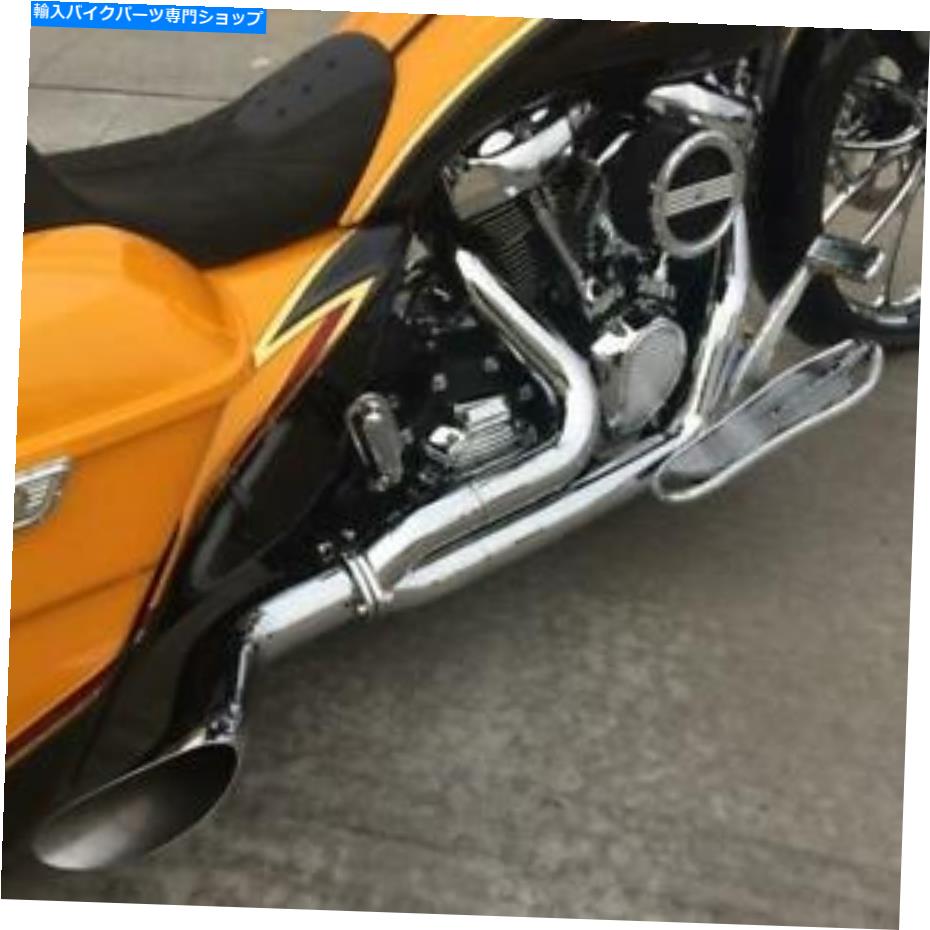 クロームパーツ Covingtons C1700-C Chrome Destroyer 2-In-1 Easurest Harley Touring Baggers COVINGTONS C1700-C CHROME DESTROYER 2-INTO-1 EXHAUST HARLEY TOURING BAGGERS【並行輸入品】