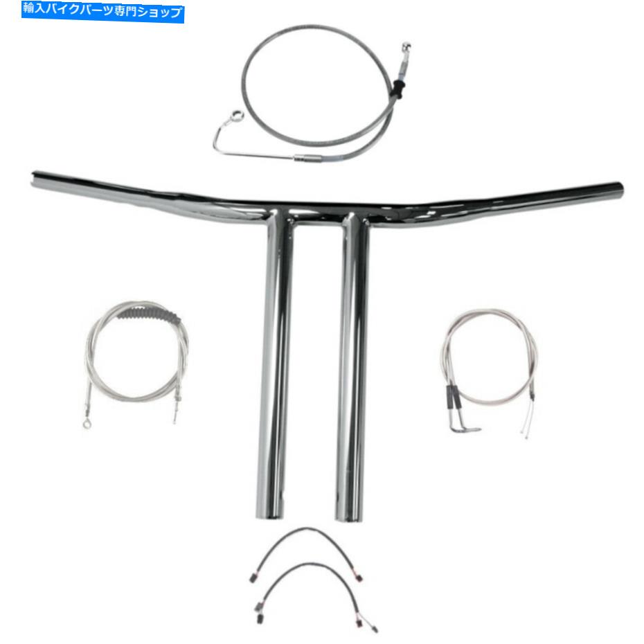 クロームパーツ 1 1/4 "Chrome 14" Chopper Tハンドルバーキット2011-2015ハーレーソフトW / ABS 1 1/4" Chrome 14" Chopper T Handlebar Kit 2011-2015 Harley Softail w/ABS【並行輸入品】|Us Custom Parts Shop USDM