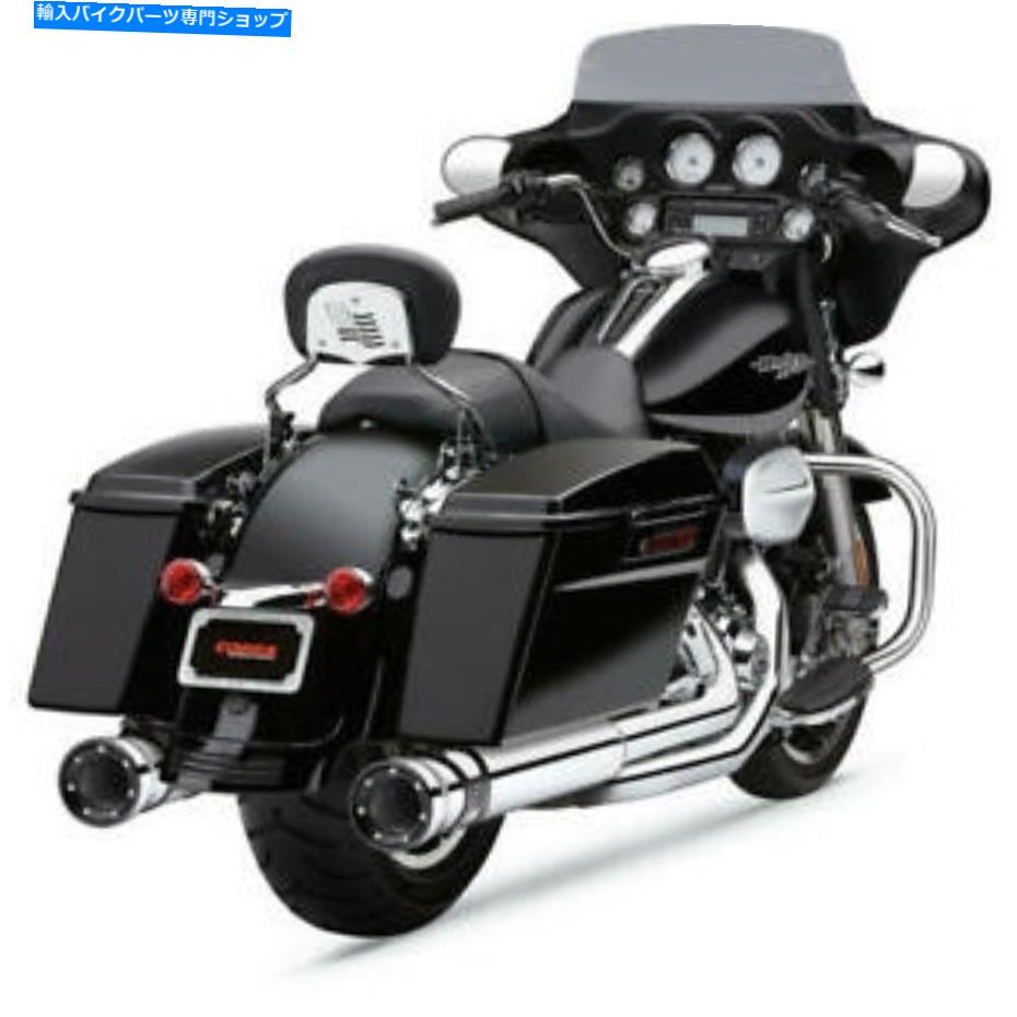 クロームパーツ コブラレースプロスリップオンマフラークロム＃6218ハーレーダビッドソン Cobra Race-Pro Slip-On Mufflers Chrome #6218 Harley Davidson【並行輸入品】