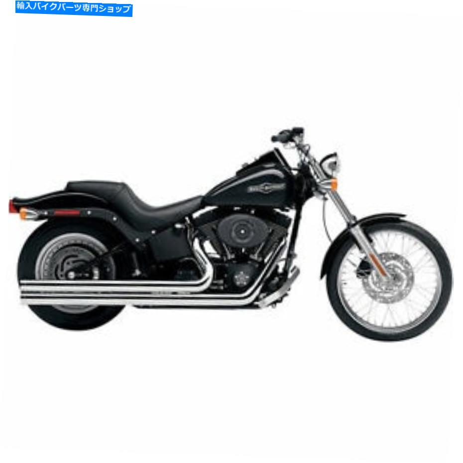 クロームパーツ コブラクロームスピードスター2のフル排気ハーレーソフトFXST FLST 86-06 Cobra Chrome Speedster Long 2 into 2 Full Exhaust Harley Softail FXST FLST 86-06【並行輸入品】