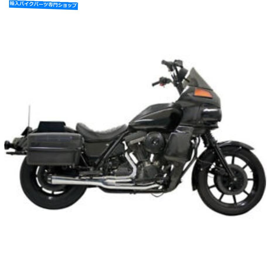 クロームパーツ Bassani Chrome Road Rage 2に1ショートエキゾーストハーレーFXR 84-00 W /ボード Bassani Chrome Road Rage 2 Into 1 Short Exhaust Harley FXR 84-00 w/ Boards【並行輸入品】