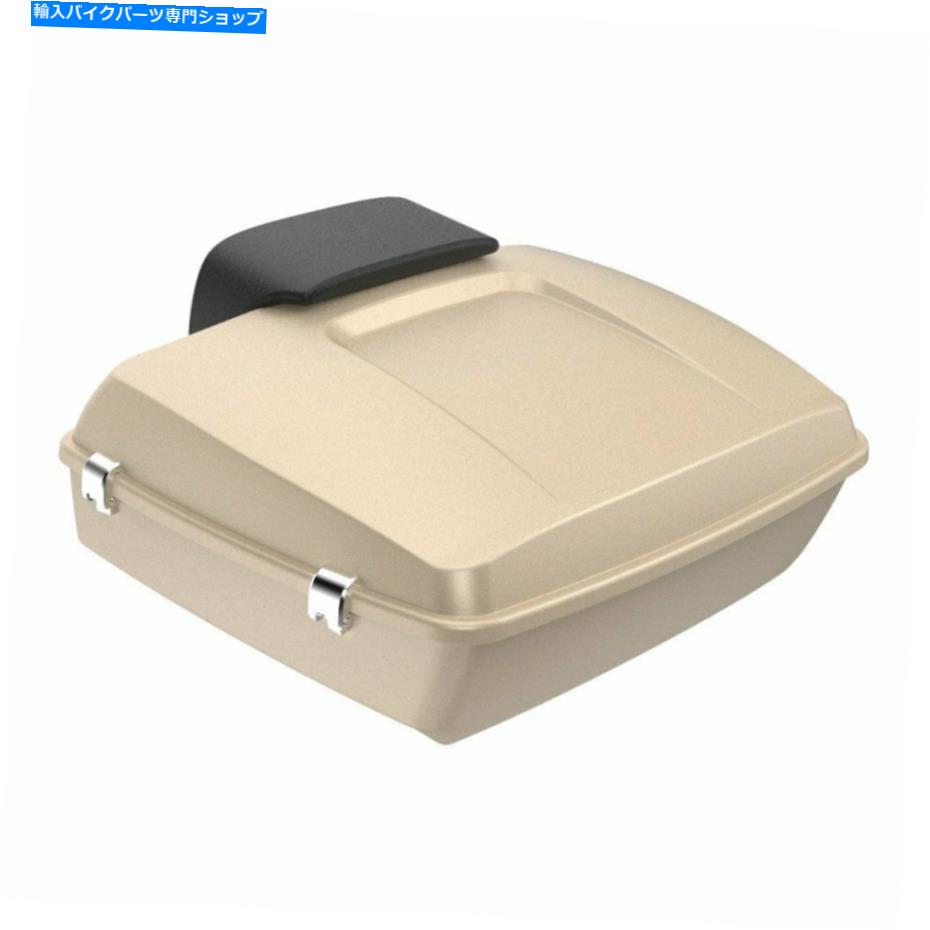 クロームパーツ 97-20ハーレーストリートロードエレクトラグライドのための砂迷彩デニムみじん切りパック Sand Camo Denim Chopped Tour Pack For 97-20 Harley Street Road Electra Glide【並行輸入品】